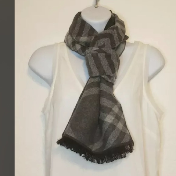 Cozy Wool Warm Tartan Checked Plaid Wrap Scarf - Picture 5 of 11